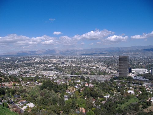 Blick auf Hollywood