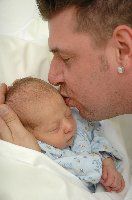 stolzer Papa und sein Sohn
