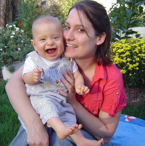 Daniela und Sean (Sean 8 Monate alt)